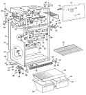 Section Diagram and Parts List for TBX18ALSLWH  General Electric Refrigerator