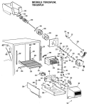 Part Location Diagram of WR38X1115 GE TRIM SHELF