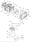 Section Diagram and Parts List for JSP50GN1  General Electric Range