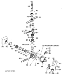 Section Diagram and Parts List for GSD1200M20  General Electric Dishwasher