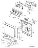 Part Location Diagram of WD09X0236 GE KNOB TIMER