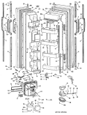 Part Location Diagram of WR72X0148 GE TRACK