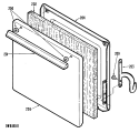 Section Diagram and Parts List for JGAS02PN1  General Electric Range