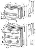 Section Diagram and Parts List for TBX16APCLWH  General Electric Refrigerator