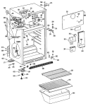 Section Diagram and Parts List for TBX16APCLWH  General Electric Refrigerator