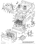 Part Location Diagram of WB55X5290 GE LINER DOOR