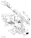 Part Location Diagram of WR17X2864 GE BUCKET COVER Assembly