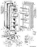 Part Location Diagram of WR17X2708 GE SHIELD & INSERT Assembly