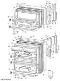 Part Location Diagram of WR77X0579 GE I D PANEL FF