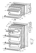 Part Location Diagram of WR78X8395 GE FF O.DOOR RH (White)
