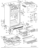 Part Location Diagram of WR17X2152 GE SLIDE Assembly