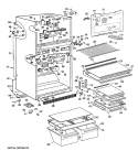 Part Location Diagram of WR32X1206 GE PAN Assembly Vegetable