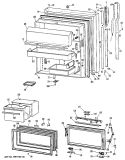 Part Location Diagram of WR71X2198 GE SHELF MODULE CMK Assembly