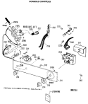 CONSOLE CONTROLS Diagram and Parts List for WWP1180GFB  General Electric Washer