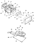 Section Diagram and Parts List for JCSP31GP1  General Electric Range