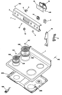 Section Diagram and Parts List for JBS16*R1  General Electric Range