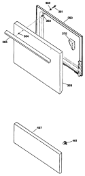 Section Diagram and Parts List for JBS02*R1  General Electric Range