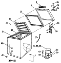 Part Location Diagram of WR78X8197 GE O D PANEL White