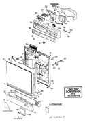 Part Location Diagram of WD09X0260 GE KNOB LATCH