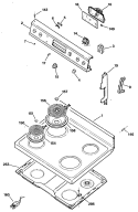 Section Diagram and Parts List for JBS12G*R2  General Electric Range