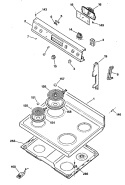 Section Diagram and Parts List for JBS16G*R2  General Electric Range