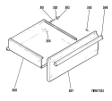 Section Diagram and Parts List for JB552GK-3  General Electric Range