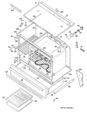 Part Location Diagram of WB02X8225 GE BRACKET CKTP