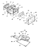 Section Diagram and Parts List for JSP38GS1BG  General Electric Range