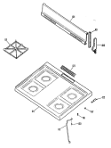 Section Diagram and Parts List for JGBS02EN4  General Electric Range