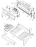 Part Location Diagram of WB07K0121 GE TRIM CONTROL