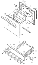 Part Location Diagram of WB56K0017 GE USE GEH WB56K17