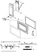 Section Diagram and Parts List for JE1234LWH01  General Electric Microwave