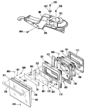 Section Diagram and Parts List for ZEK755WP3WG  General Electric Wall Oven