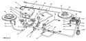Section Diagram and Parts List for ZGU651ES1  General Electric Cooktop