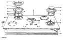 Part Location Diagram of WB03K0108 GE USE GEH WB3K108