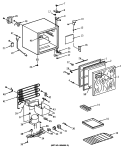 Section Diagram and Parts List for SC2SSARWG  General Electric Refrigerator