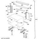 Section Diagram and Parts List for AJS08AHV1  General Electric Air Conditioner