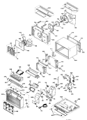 Part Location Diagram of WJ98X1033 GE COMPRESSOR