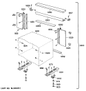 Section Diagram and Parts List for AJK06LHV1  General Electric Air Conditioner
