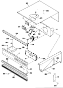 Section Diagram and Parts List for ZEK756GP4BG  General Electric Wall Oven
