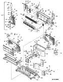 Section Diagram and Parts List for AZC412DBV3  General Electric Air Conditioner