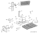 UNIT PARTS Diagram and Parts List for TBE24JATHRWH  General Electric Refrigerator