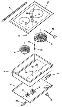 Part Location Diagram of WB17X5126 GE POWER BLOCK