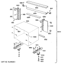 Section Diagram and Parts List for AJ808AHV1  General Electric Air Conditioner