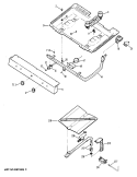 Section Diagram and Parts List for JGBS04ER5  General Electric Range