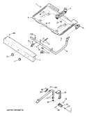 Section Diagram and Parts List for JGBS02PN5  General Electric Range