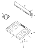 Section Diagram and Parts List for JGBS02PN5  General Electric Range