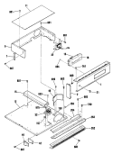 Section Diagram and Parts List for JGRP16GET1BB  General Electric Range