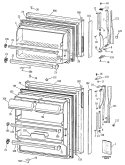 Part Location Diagram of WR71X2414 GE SHELF HALF Left Hand