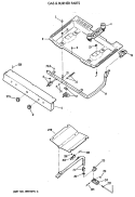 GAS & BURNER PARTS Diagram and Parts List for JGBS04GPV2AD  General Electric Range